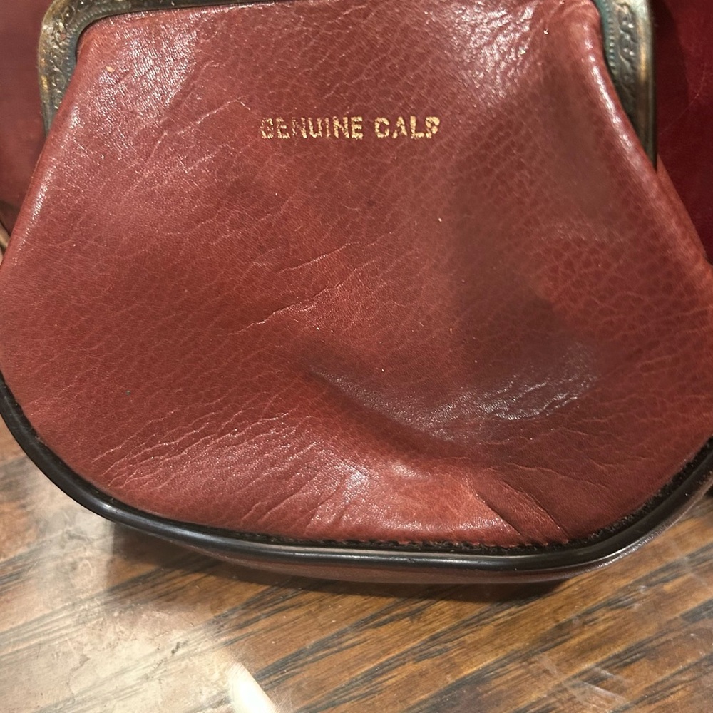 Etienne Aigner Deep Red Leather doctor bag - Picture 4 of 4
